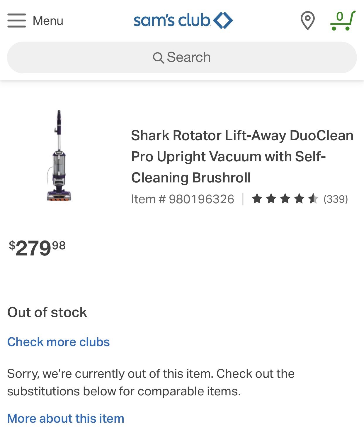 Shark Lift-Away DuoClean Upright Vacuum