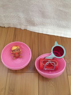 LOL Little sister baby dolls set of three opened only never used
