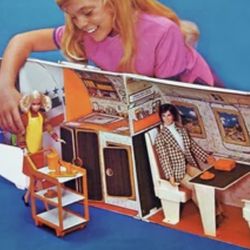 Vintage Barbie Airplane Case Unique 