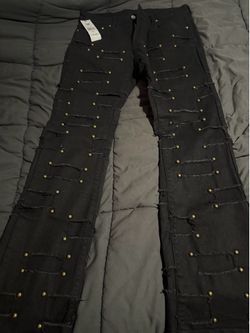 Black and gold Watsons jeans #streetwear