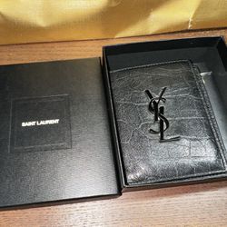 Black Leather YSL men Wallet for Sale in Irving, TX - OfferUp