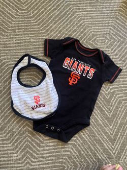 Giants baseball baby outfit