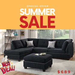 SECTIONAL WITH OTTOMAN