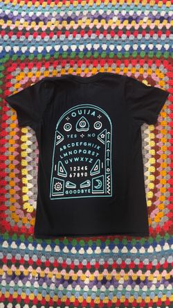 HOBO JACK Black Womens Small OUIJI Board T Shirt