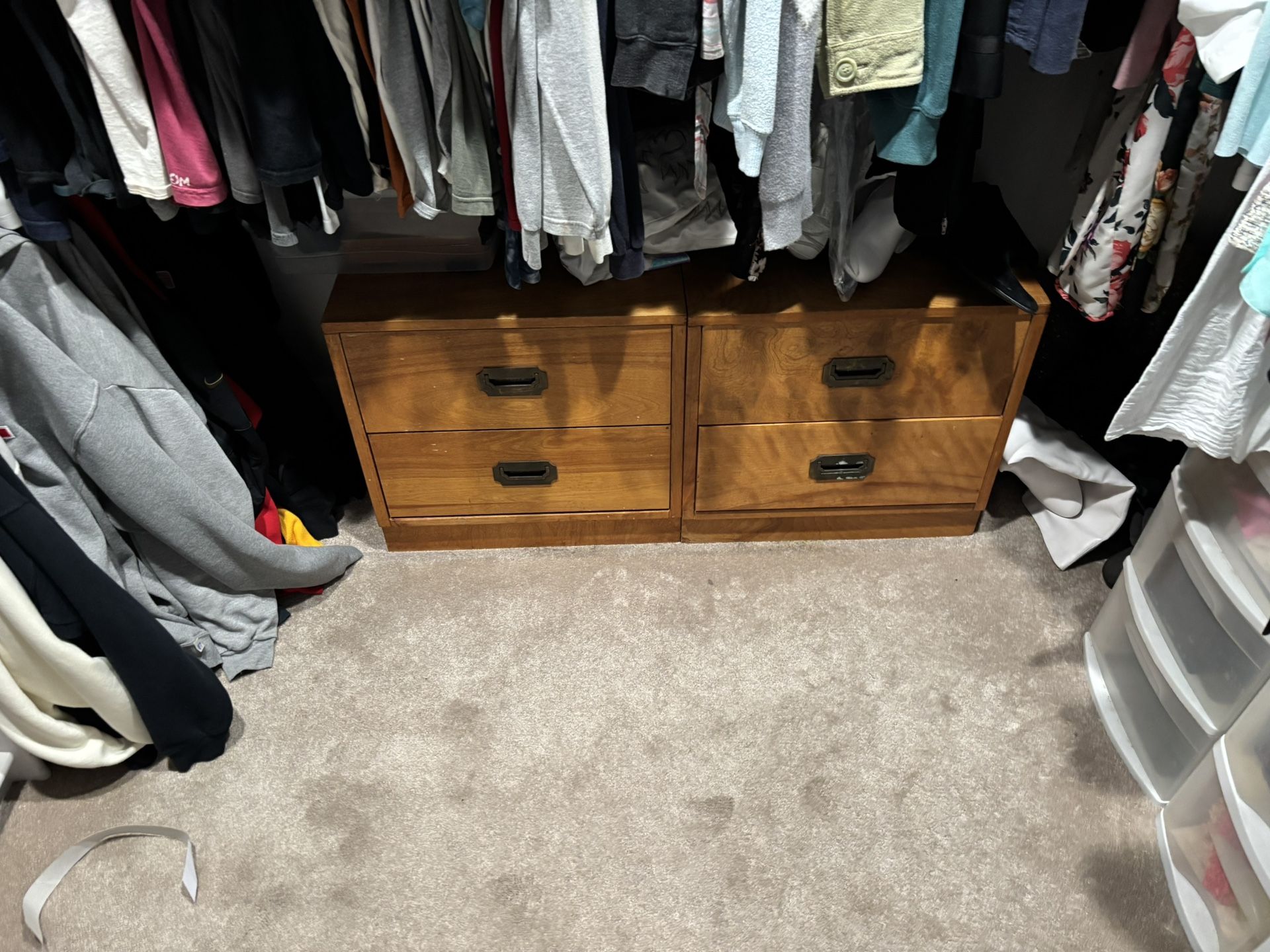 Matching Set of Wooden Drawers – $60 (for both)