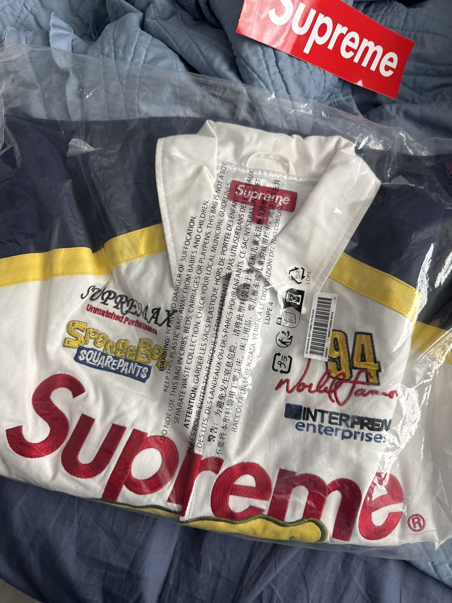 Supreme x Jeff Hamilton Spongebob Jacket