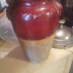 Earthenware Stone Vase 13"x8"