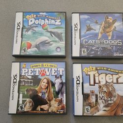Four Nintendo DS Games