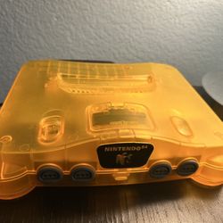 Nintendo 64  Yellow Console !! $450 