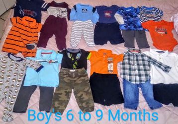 Boy's Size 6 to 9 Month Bundle