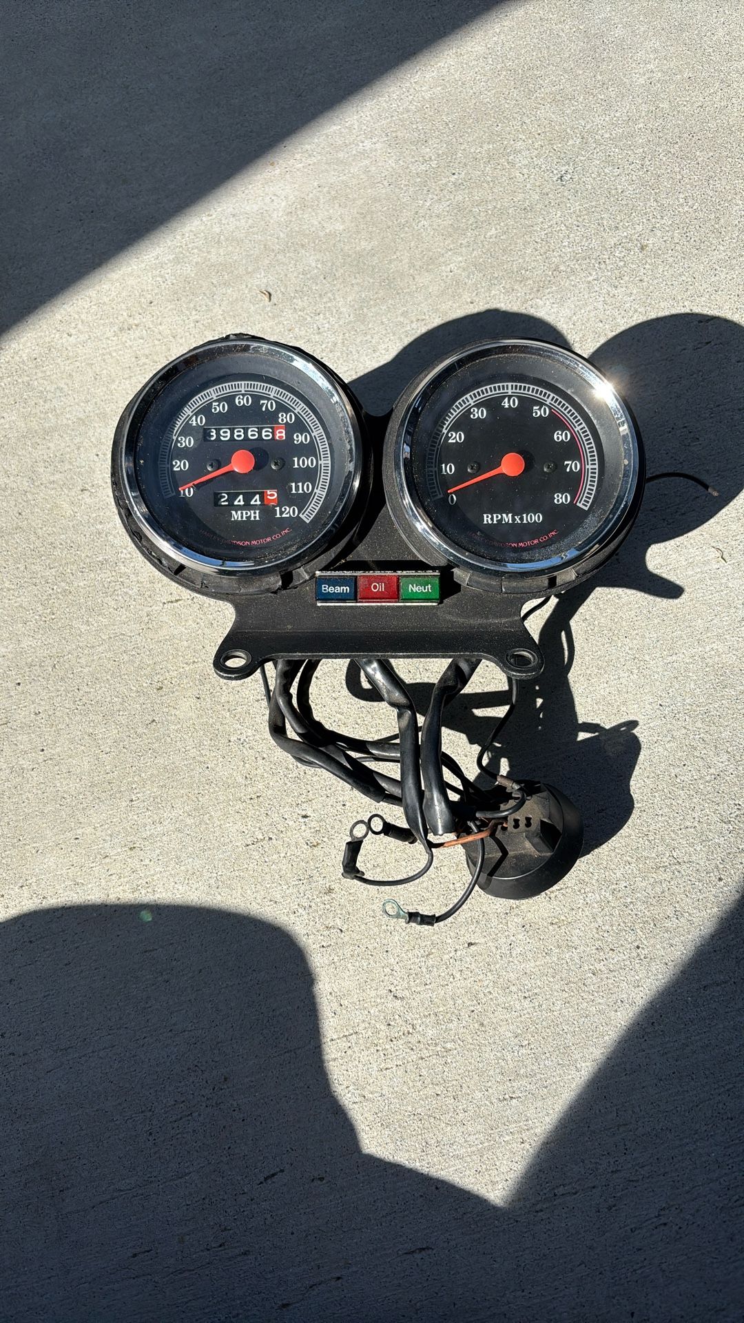 Harley Davidson FXR OEM Guages