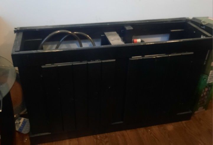 Wooden fish tank stand - $225 