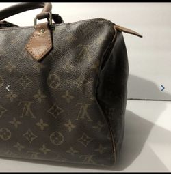 Louis Vuitton Monogram SPEEDY 30 SD0968 Authentic Handbag