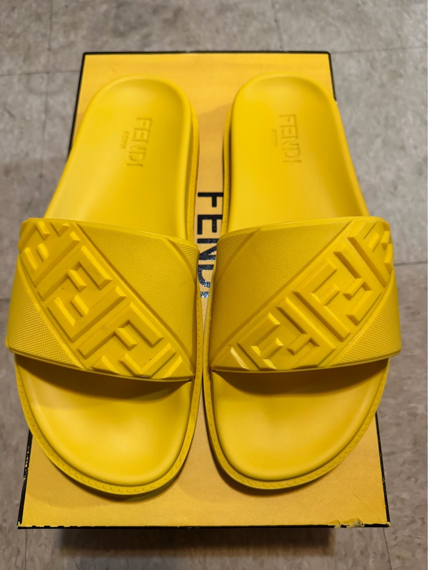 Fendi designer slides sandals made in Italy sneakers shoes 