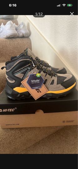 REVIVE MENS HI-TEC ORTHOLITE MID HIKING BOOT SZ 8, 9,10, 11, OR 12  NEW