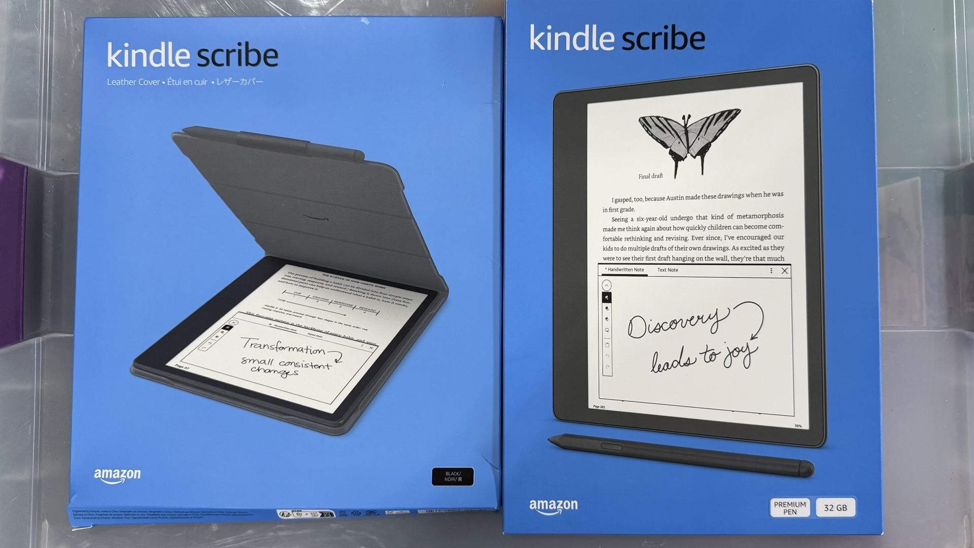 Kindle Scribe w/ Premium Pen and Leather Cover