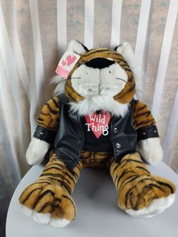Used Goodtime Gangs Bicker Tiger Wild Thing Valentine's Plush 