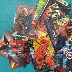 Vintage Marvel Trading cards