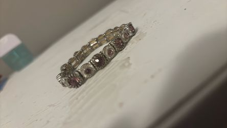 Pink And Silver Bracelet