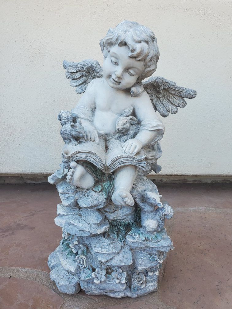 Small Cherub Garden Statue (MUST SELL BY 6/26)