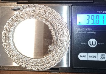VTG Sterling Silver Mexican Made Braided Necklace - Unisex