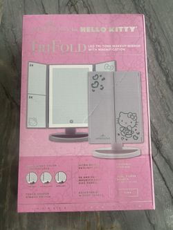 Hello Kitty Impressions Vanity TriFold LED Makeup Mirror