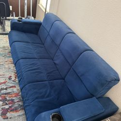Blue Futon