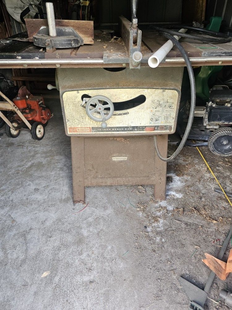 Craftsman 10 Table Saw