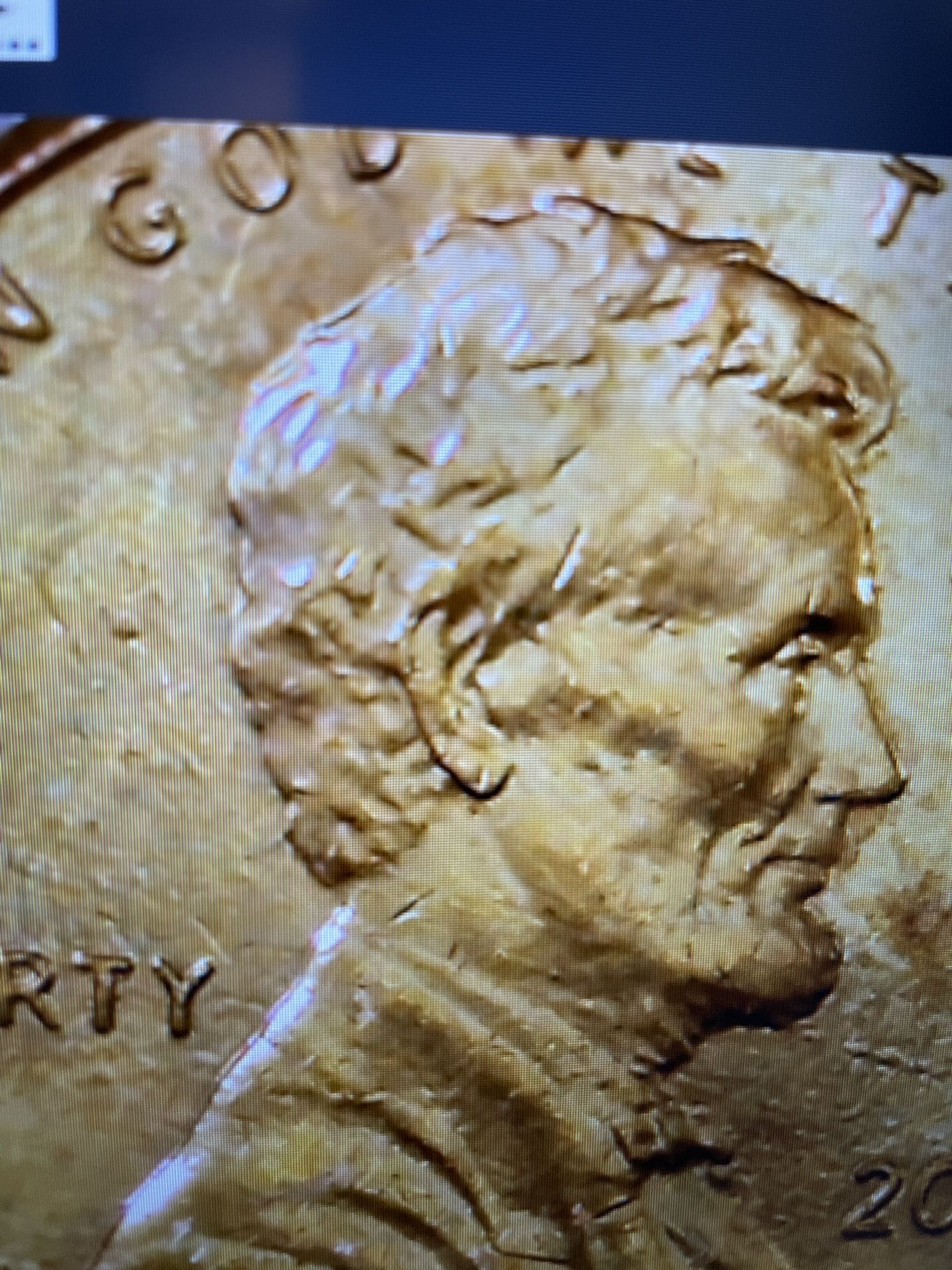 2010 Gold Plate Penny No Mint Mark