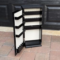 Wooden Standing Jewelry Box 