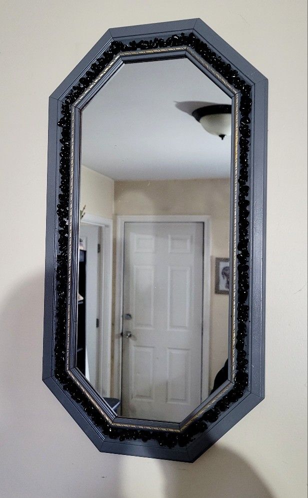 Black Obsidian Mirror