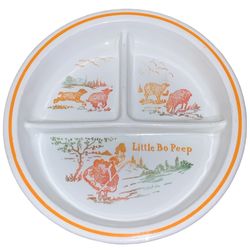 Vintage Anchor Hocking Vitrock Little Bo Peep Child’s Plate