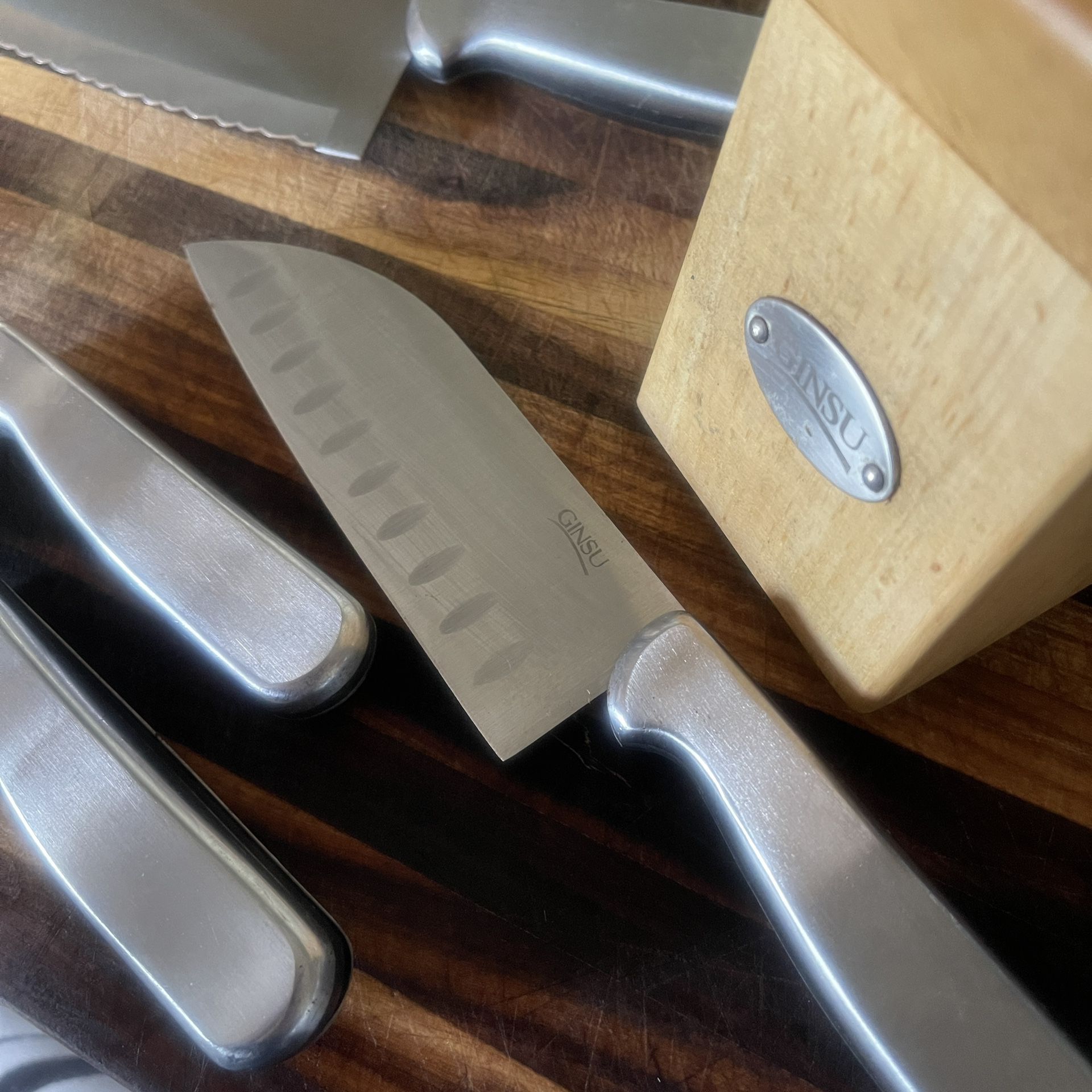 Ginsu Stainless Steel Knife Set $10 for Sale in Sterling, VA - OfferUp