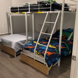 Triple Bunk Bed With Storage