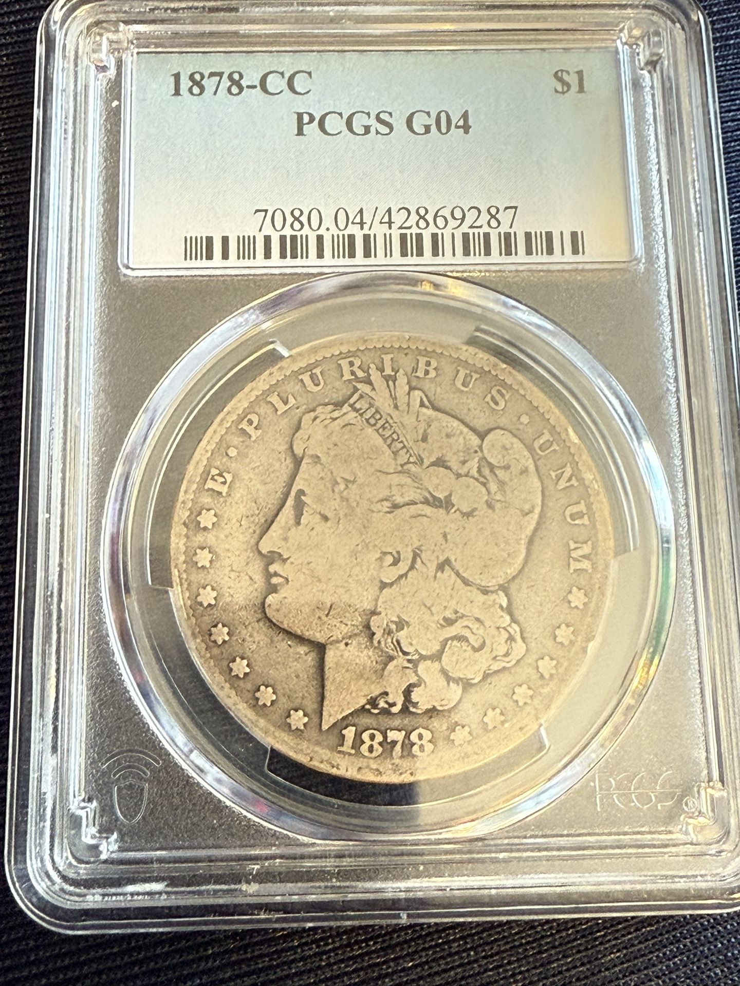 1878-CC PCGS G04 Morgan Silver Dollar