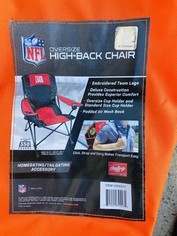 NFL OVERSIZE HIGH BACK CHAIR COMFORTABLE FOR OUTDOOR OR INDOOR NEW ️CHAIR  (COMPARE TO COSTCO $49.99 + Tax + Membership) Big Saving Big T Deals ️️️  for Sale in Bell Gardens, CA - OfferUp