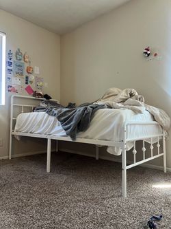Twin XL Mattress and frame