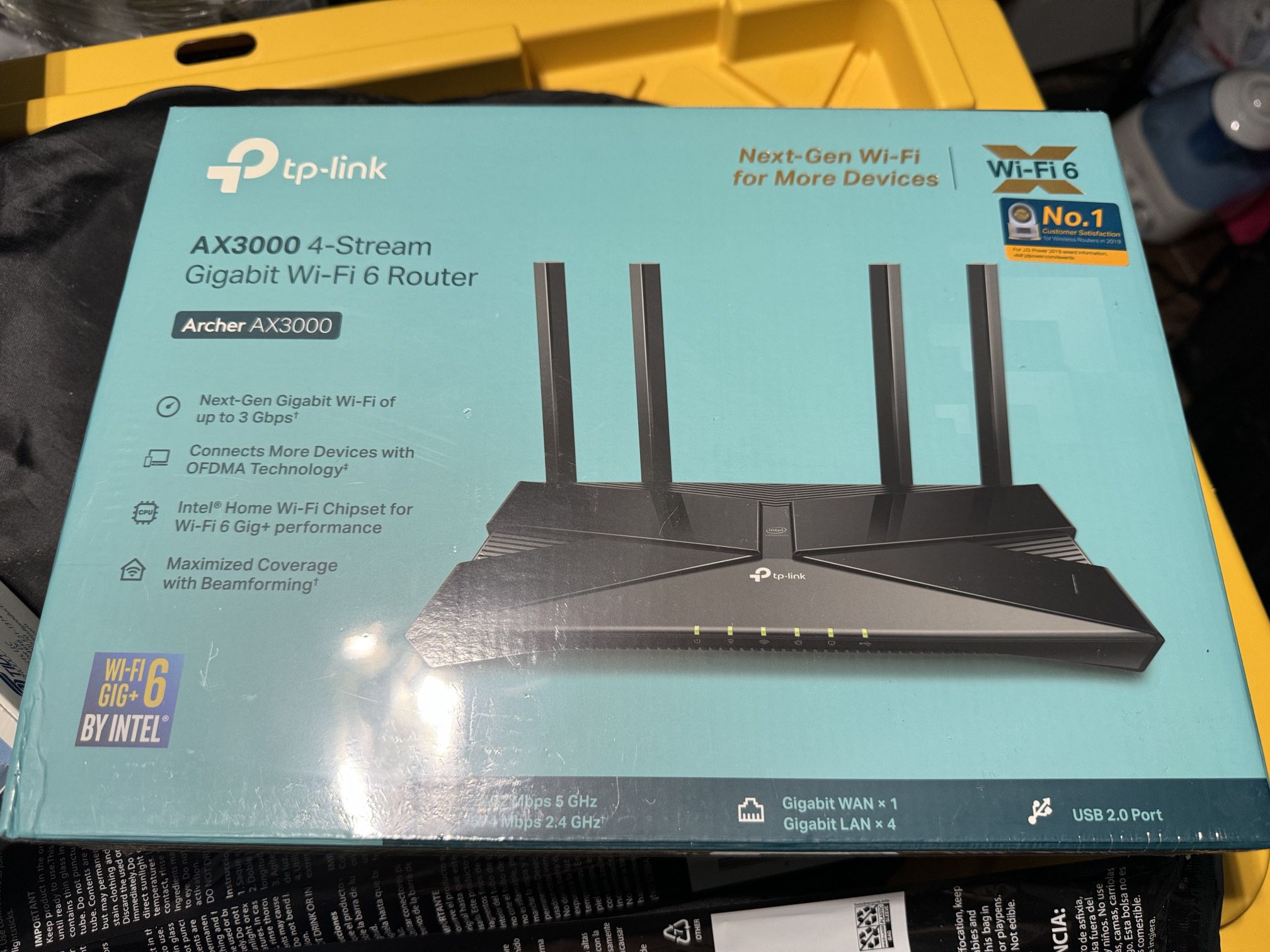 New Tp-Link Ax3000 WiFi 6 Router