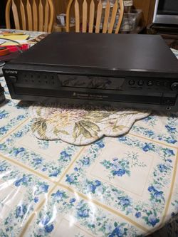 Sony CD player/changer up to 5 CD's. $50. Original owner. Excellent condition. Model CDP-CE375.