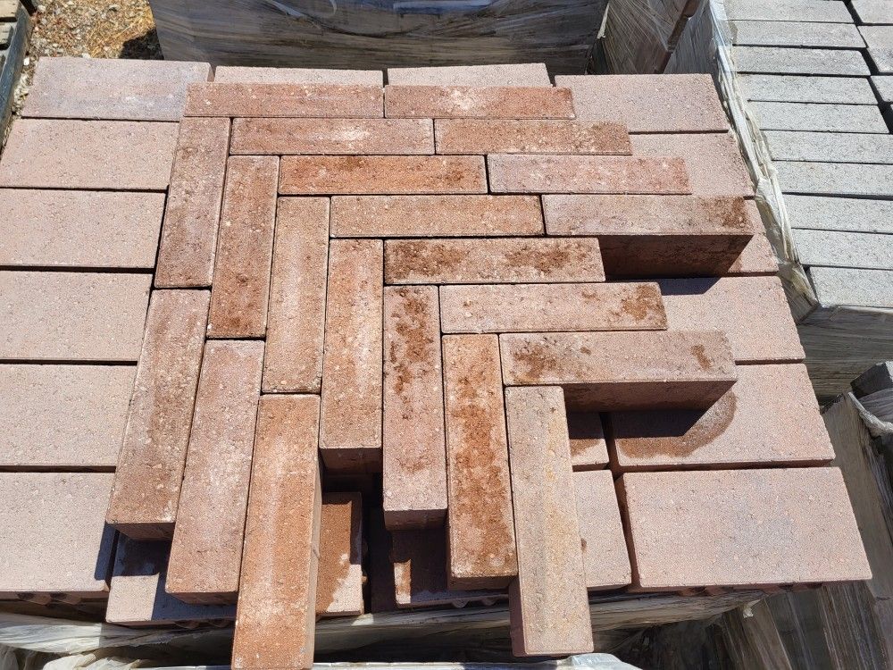 3X12 CEMENT BRICK PAVERS $160 PER PALLET 4