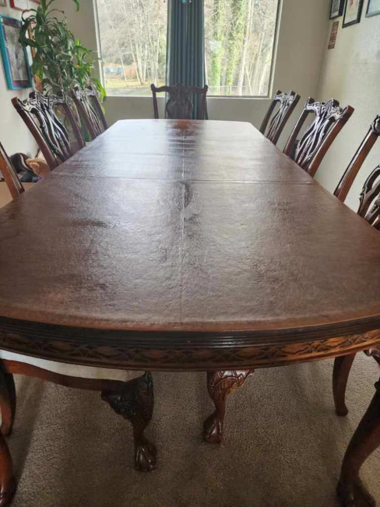 8 Person Dining Table Set