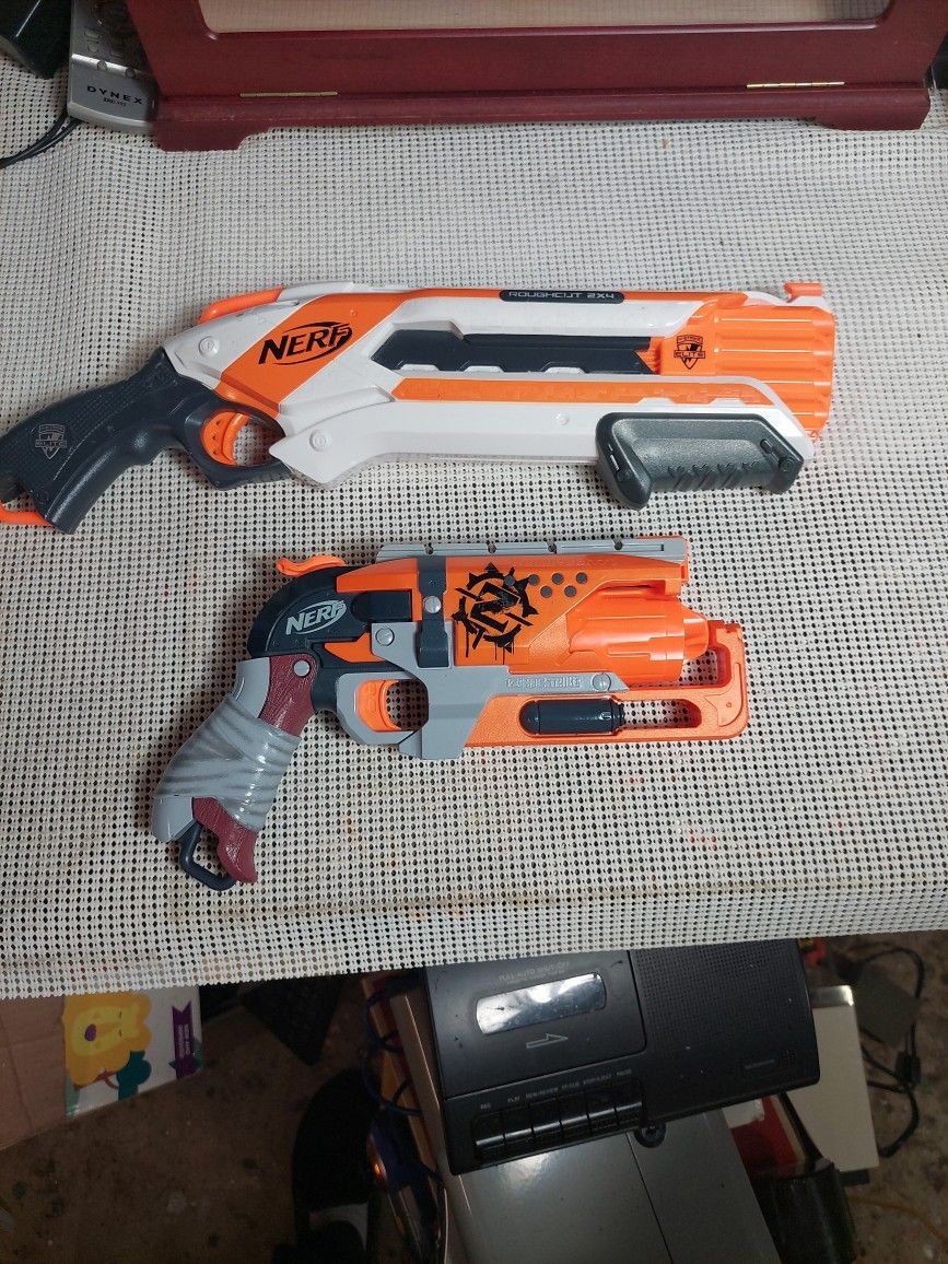 Nerf Roughcut 2x4 Nerf Hammershot Guns