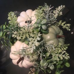 2 Mirror Vases With Decor 