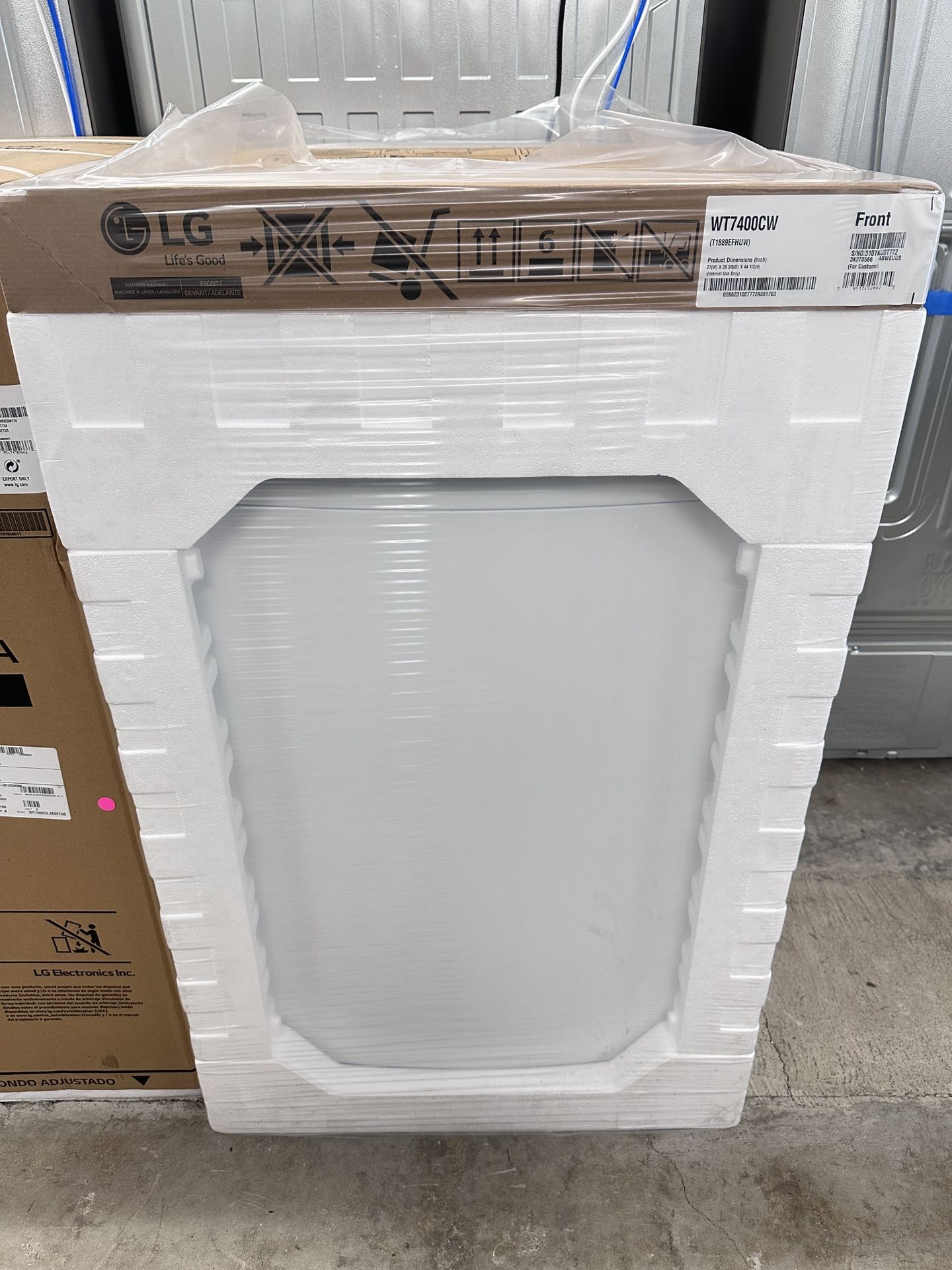 Brand New LG Top Loading Washer With Turbo WT7400CW