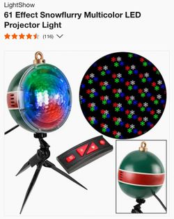 Christmas Projector light show 61 Holiday Effects