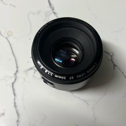 Canon 50mm 1.18 EF Lens