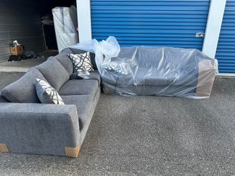 New Gray Sectional