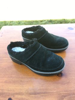 Ugg Lynwood Clog Suede Wool Shoes