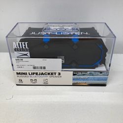Altec Lansing Mini Life Jacket 3 Rugged Bluetooth Speaker Blue/Black
