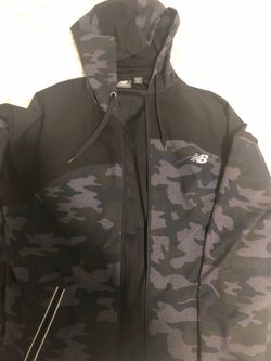 New balance wind breaker camo size small men. Brand new . No trades